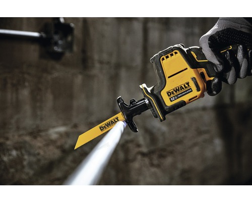 DeWalt tigersåg med batteri och sågblad