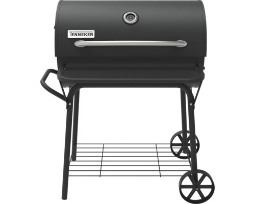 Tenneker kolgrill med förvaringsutrymmen och hjul