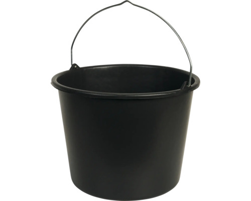 Plast hink med metallhandtag