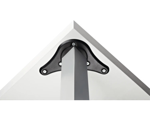 Fästvinkel för hörnanslutning av möbeldelar