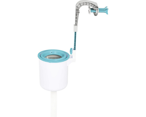 Poolskimmer med hållare för poolrengöring