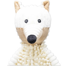 Stoppad hund med ljus päls