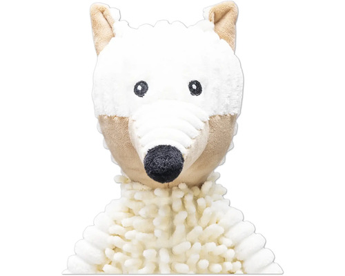 Stoppad hund med ljus päls