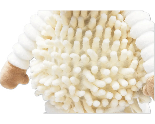 Detalj av ett gosedjur med mjuk textur