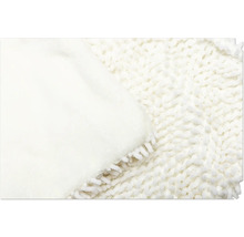 Detaljvy av en vit dammmoppduk