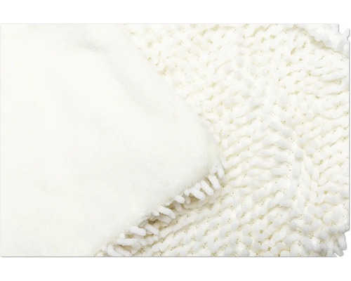 Detaljvy av en vit dammmoppduk