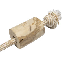 Leksak av trä och rep för hundar