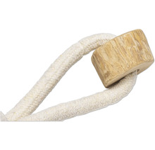 Badborste med trähandtag och snöre