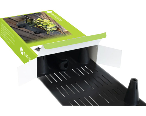 Öppnad förpackning till en balkonglåda