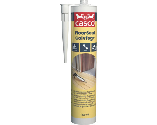 Golvfog CASCO Floorseal+ vit 300 ml