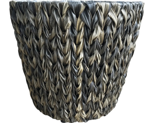 Flätad blomkruka av vattenhyacint