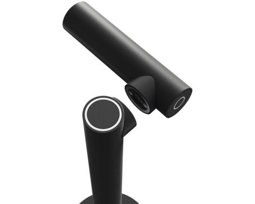 Svart övervakningskamera för inomhusbruk