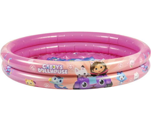 Pool HAPPY PEOPLE Gabby's Dollhouse pool 2 ringar Ø122x23cm rosa