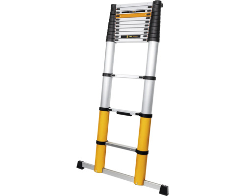 Teleskopisk stege av aluminium
