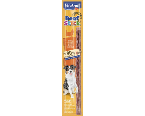 Hundgodis VITAKRAFT Beefsticks kalkon 12g