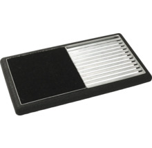 Skrapmatta med avskrapningsmatta och galler