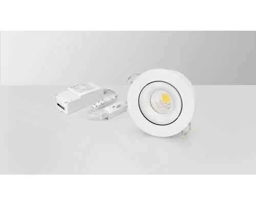 Infälld spotlight med LED och drivdon