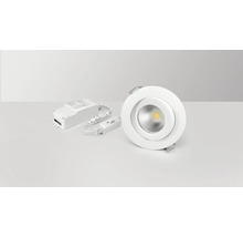 Takmonterad spotlight med LED-lampa och elektronisk ballast