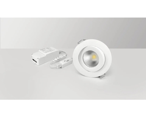 Takmonterad spotlight med LED-lampa och elektronisk ballast
