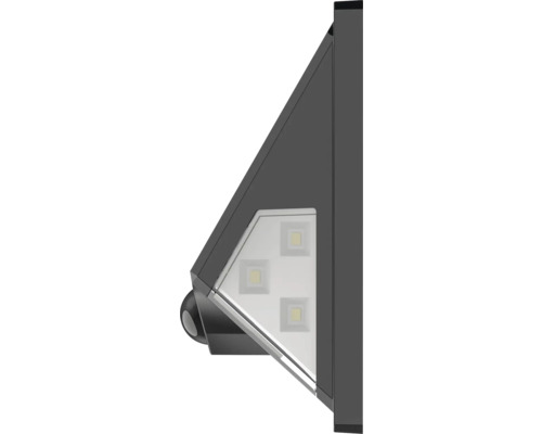 Triangulär LED-vägglampa för utomhusbruk