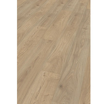 Ljust laminatgolv med trästruktur