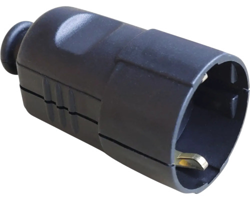 Skarvuttag jordad svart Jordat kontakt