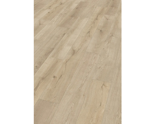 Ljust trägolv i detalj