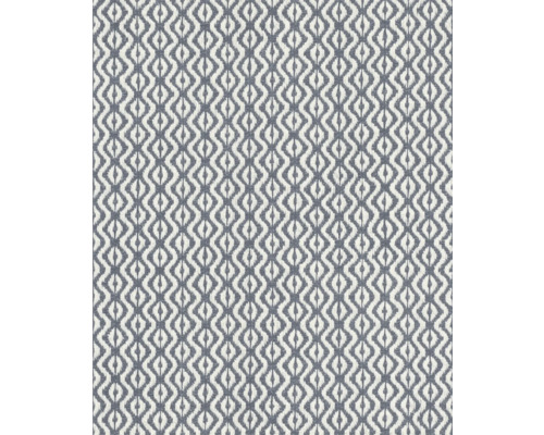 Tapet RASCH Grafisk blå 10,05x0,53m Textil med geometriskt mönster