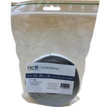 Fogband 1,5 x 20 millimeter x 5 meter i transparent förpackning