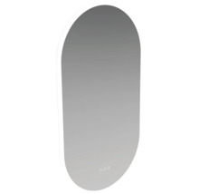 Oval badrumsspegel med beröringsfunktion