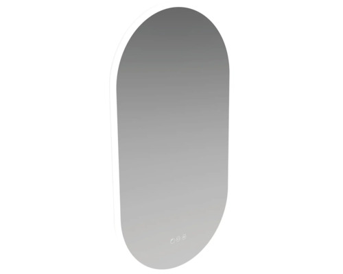 Oval badrumsspegel med beröringsfunktion
