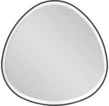 Triangulär badrumsspegel med ram