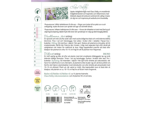 Fröförpackning för vaxblommor