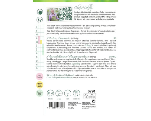 Information om sådd av Malva Sommar