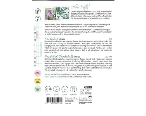 Information om odling och skötsel av blomstertobak