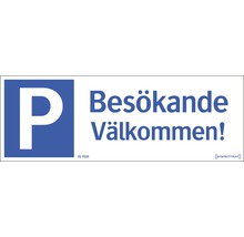 Parkeringsskylt för besökare
