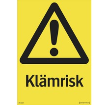 Skylt SYSTEMTEXT Klämrisk 210x297mm