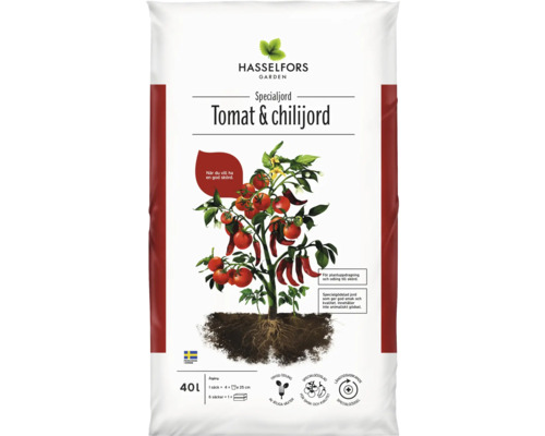 Tomat- & chilijord HASSELFORS GARDEN 40L