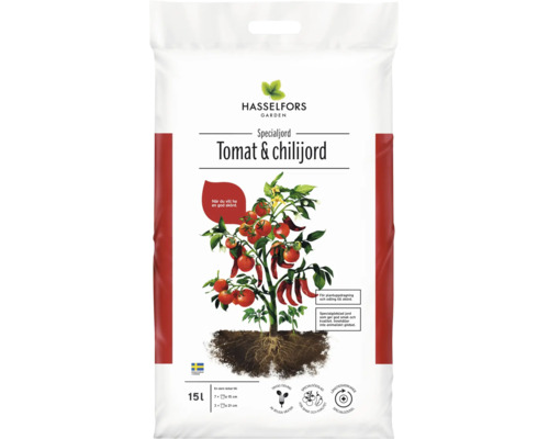 Tomat- & chilijord HASSELFORS GARDEN 15L