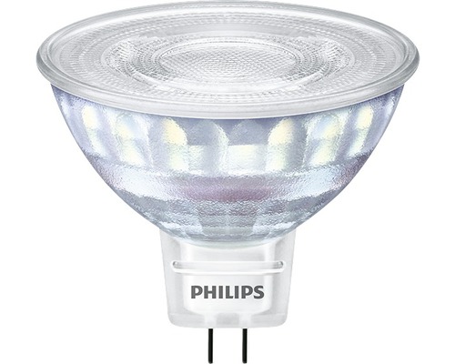 LED-lampa PHILIPS Warm Glow dimbar MR16 klar GU5.3/7W(50W)