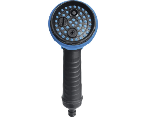 Duschmunstycke för trädgårdsslang med olika stråltyper