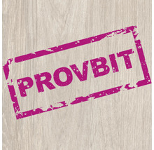 Provit-text med ram på träbakgrund Provit-text med ram på träbakgrund