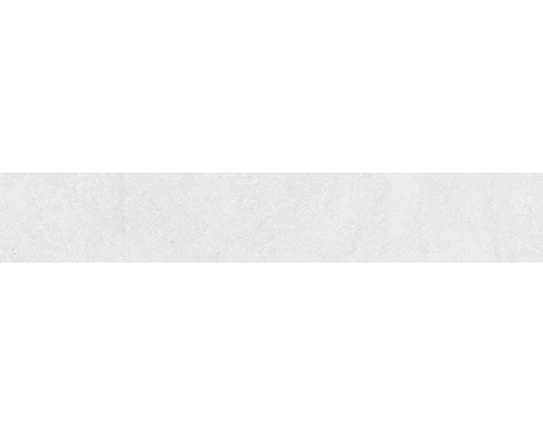 Sockel Greenwich Perla matt grå 10x60 cm Ljus väggklinker