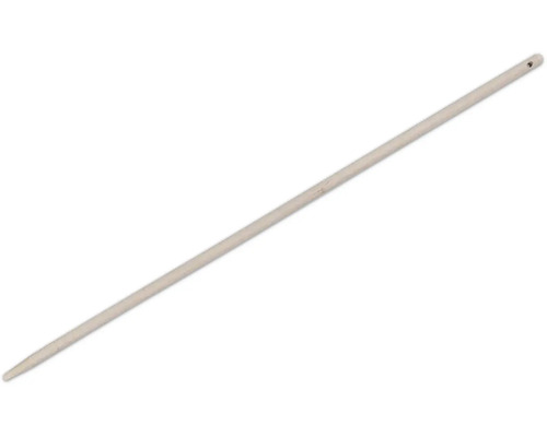 Träskaft med borrat hål för fastsättning