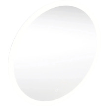 Oval spegel med integrerad belysning