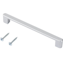 Möbelhandtag av metall med skruvar