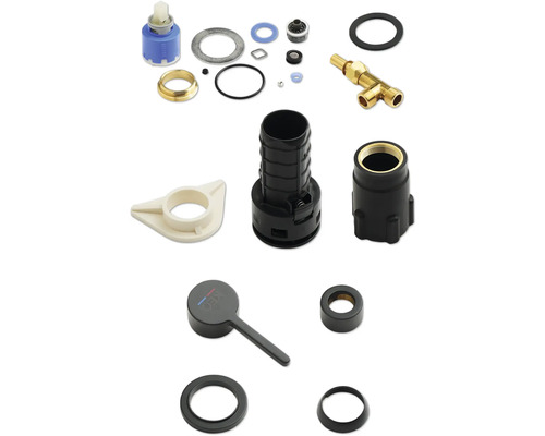 Reservdel set KEO till Søda mattsvart Diverse reservdelar för sanitetsinstallationer