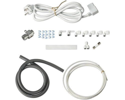 Reservdel set KEO till Søda Box Tillbehörsset med strömkabel, anslutningsstycken, slangar, säkring och fästmaterial