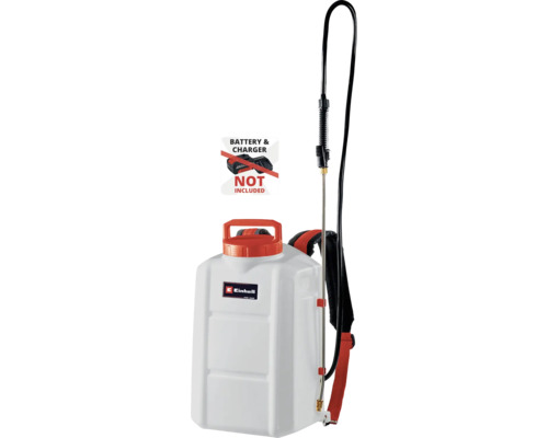 Ryggspruta med lans och bärremmar. Observera: Batteri och laddare ingår ej.