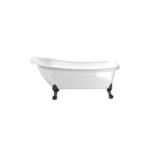 Fristående badkar med fötter i klassisk design